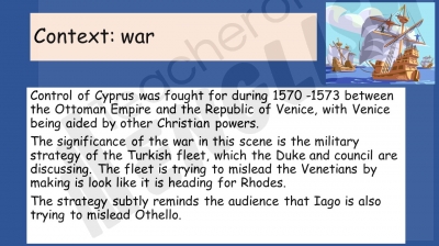 Othello teaching resources unit of work